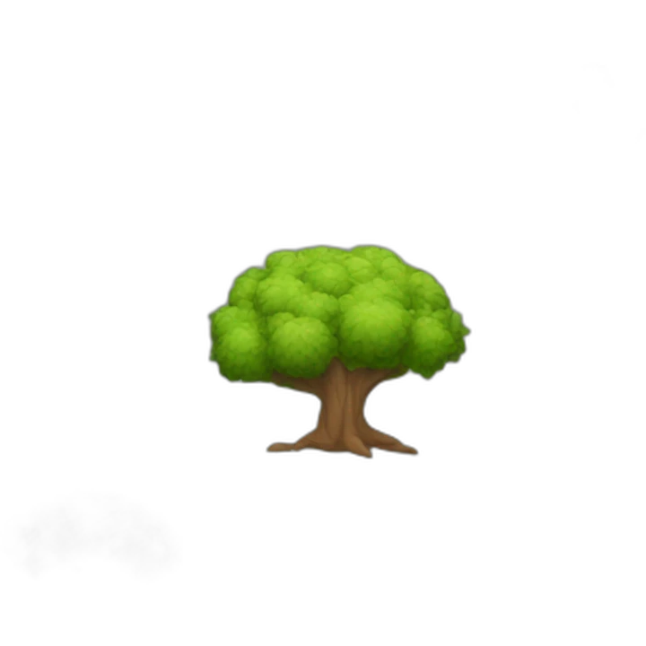Arbol sin hojas y muchos brazos  emoji