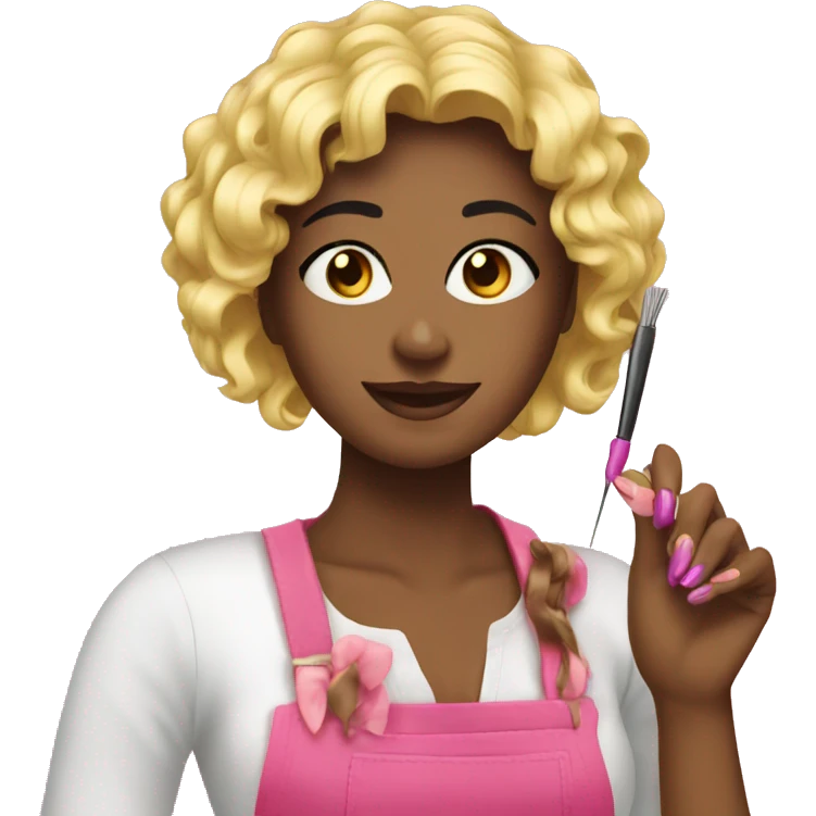 getting nails done emoji