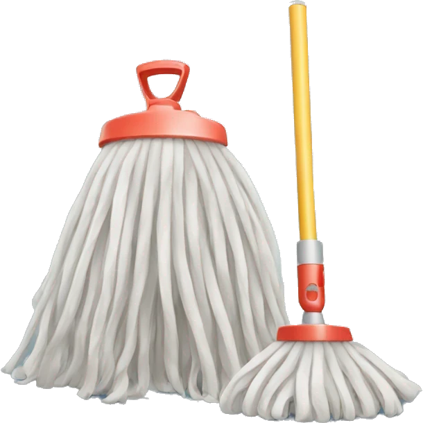mop and spray crossed emoji