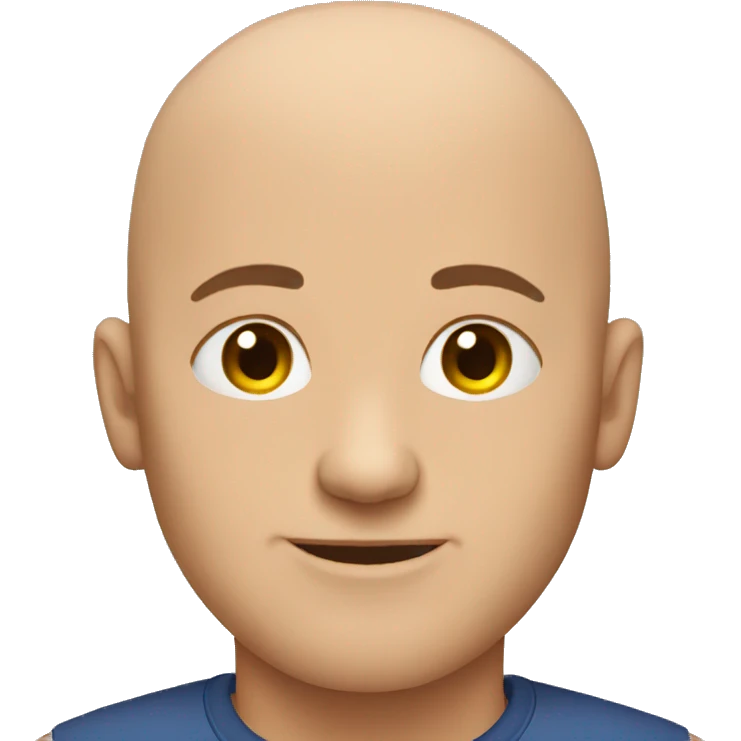 Bald guy emoji