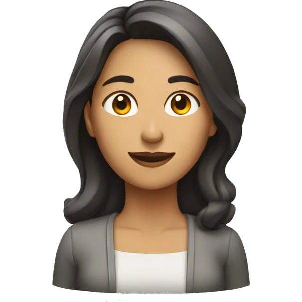 Mujer recibiendo pago emoji