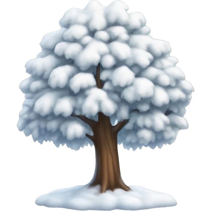 snow tree emoji