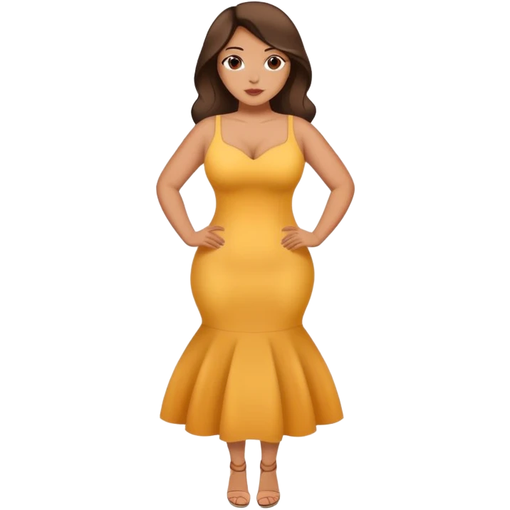Hot curvy Latina emoji