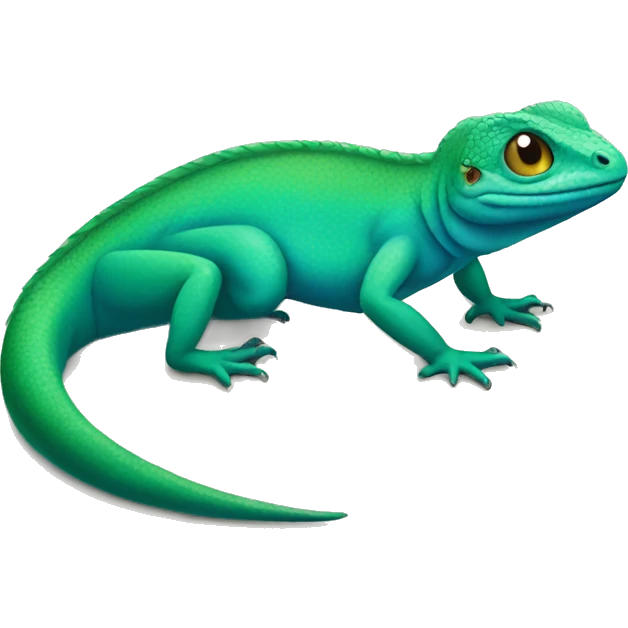 Green-blue Lizard emoji