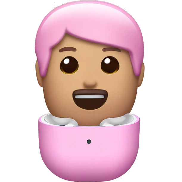 pink airpod pros  emoji
