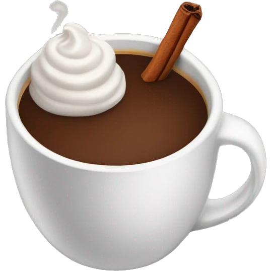 Hot cup of cocoa emoji