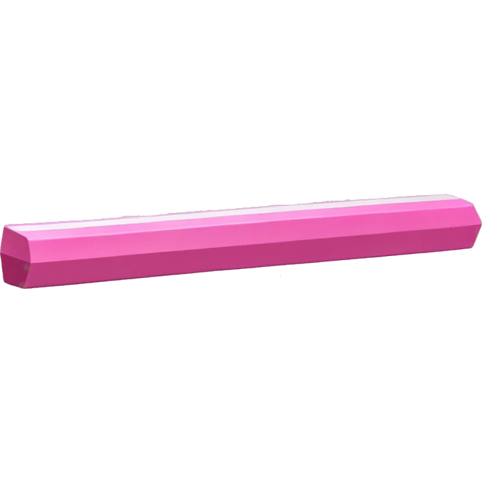 Pink balance beam object metal x 1  emoji