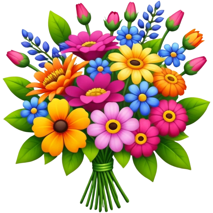 Beautiful bouquet emoji