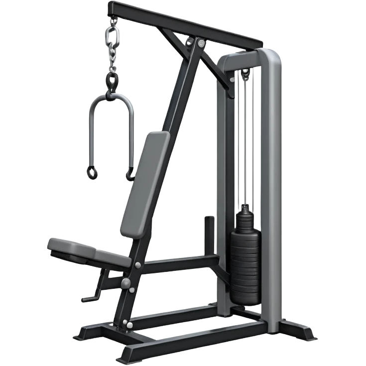 High position pull-down machine emoji