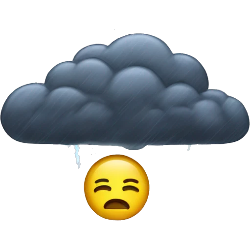 storm weather emoji