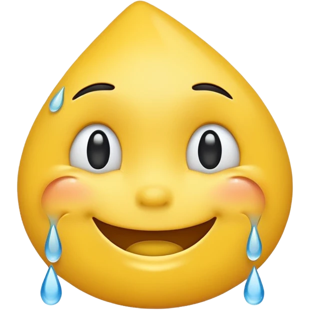 Smile emoji with tears  emoji