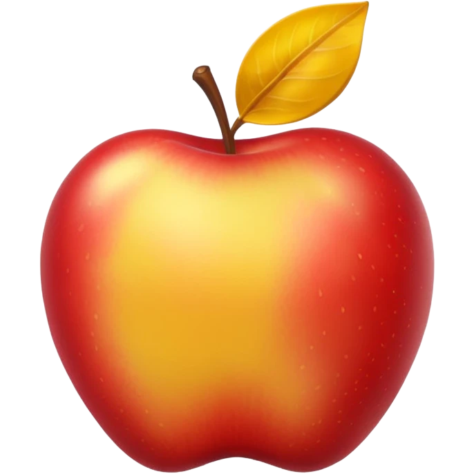 apple gala royal some yellow blush emoji