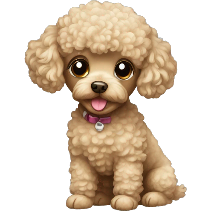 Toy poodle  emoji