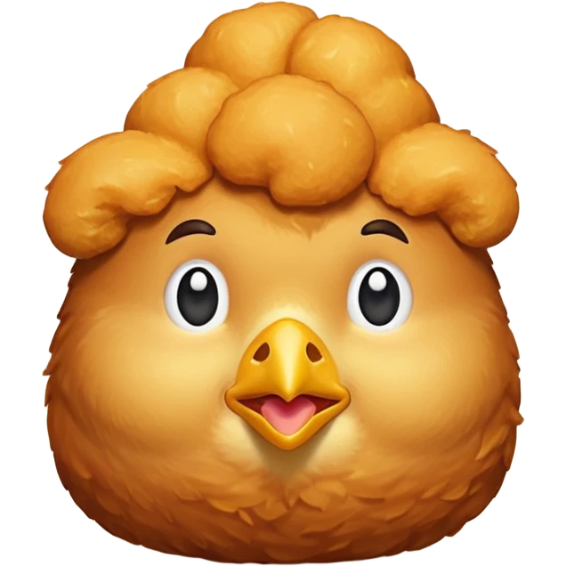 Make an emoji of a chicken nugget like the food, not the chicken, the food chicken nugget. emoji