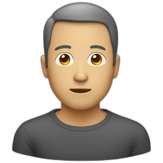 Man without face emoji