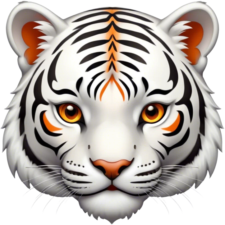 White tiger emoji