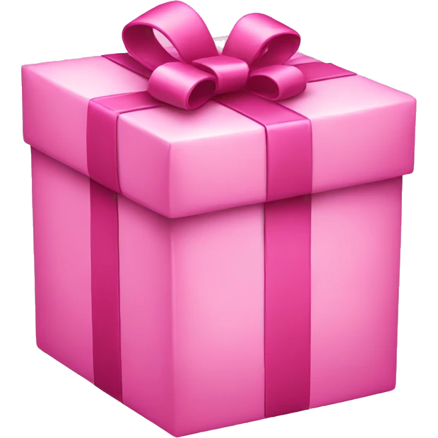 Pink present emoji