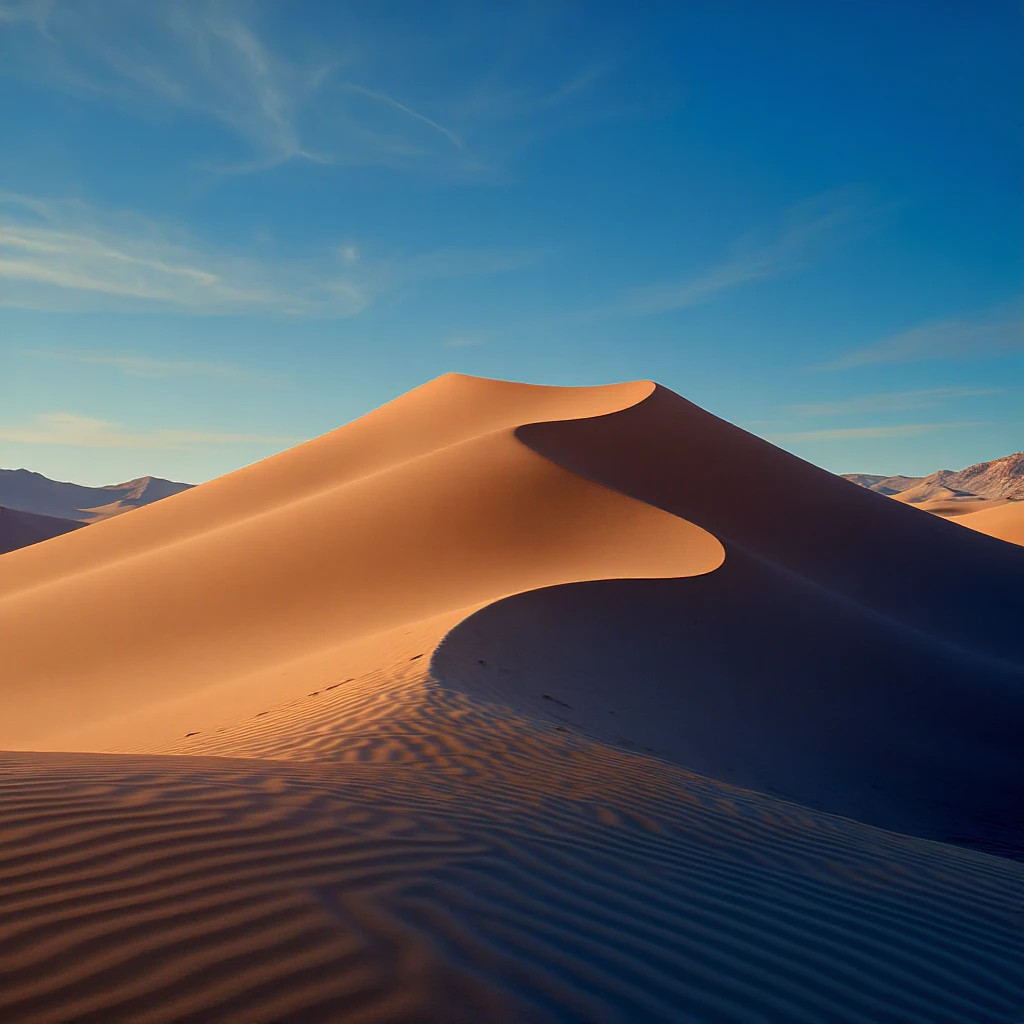 A modern desert mountain, wallpaper, modern emoji