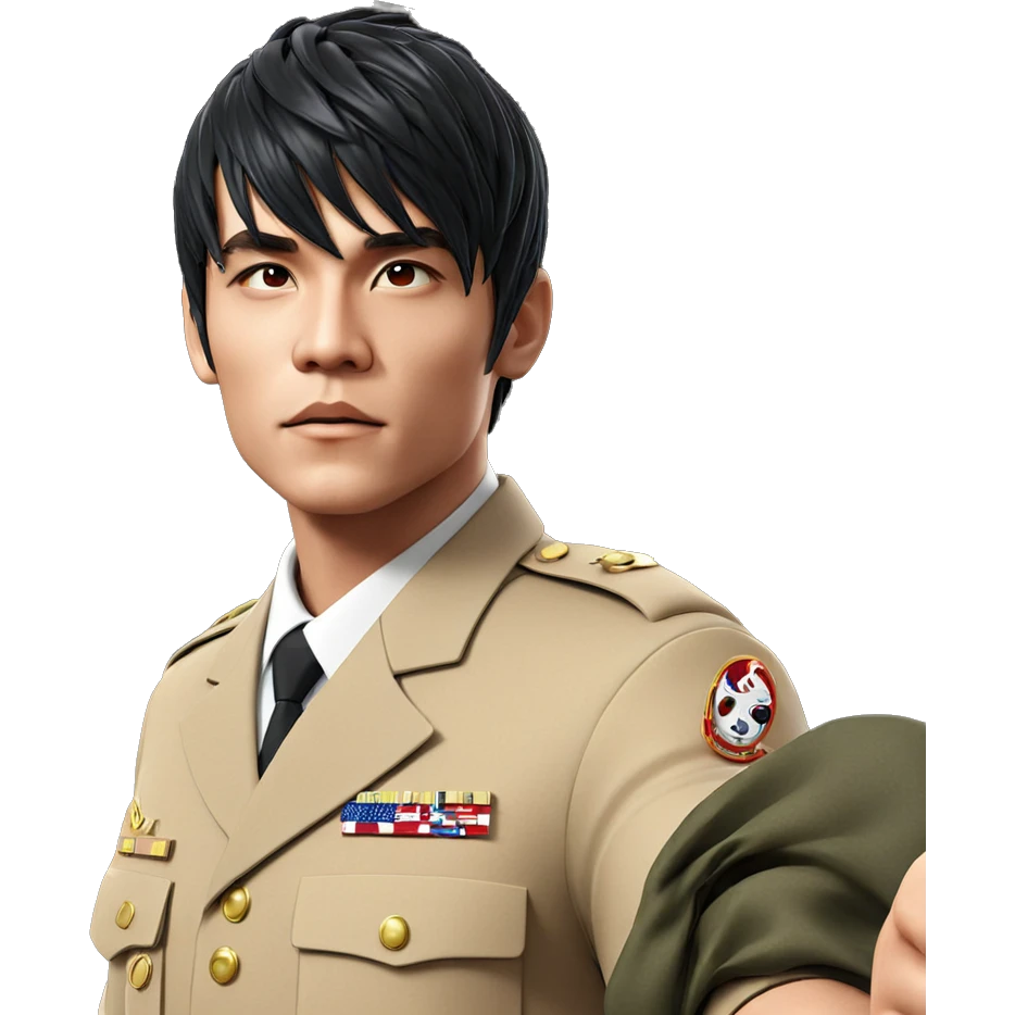 military boy in uniform emoji