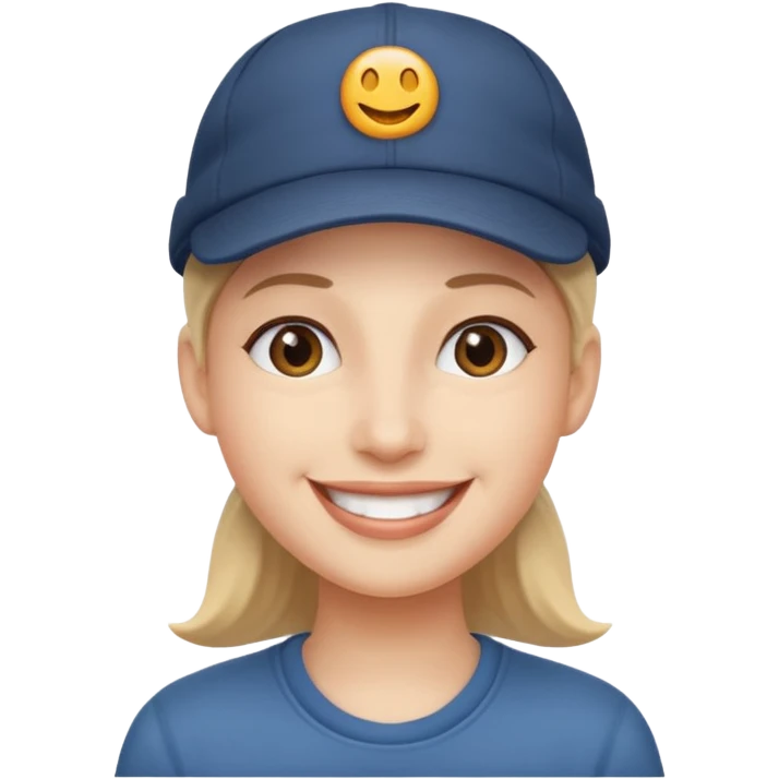 👌😁🧢 Combine these emojis and please, no body, just the head. emoji
