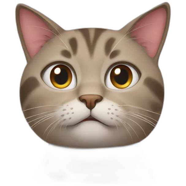 Cat saying no emoji