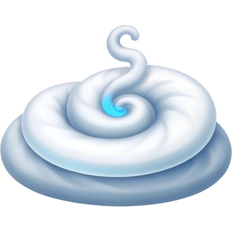 A swirl of morning fog rolling across the ground. emoji