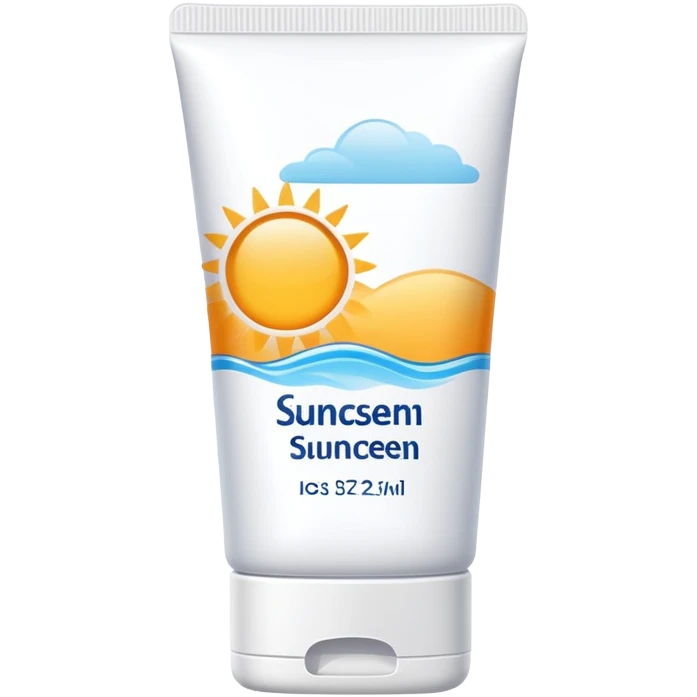Tube of spf emoji