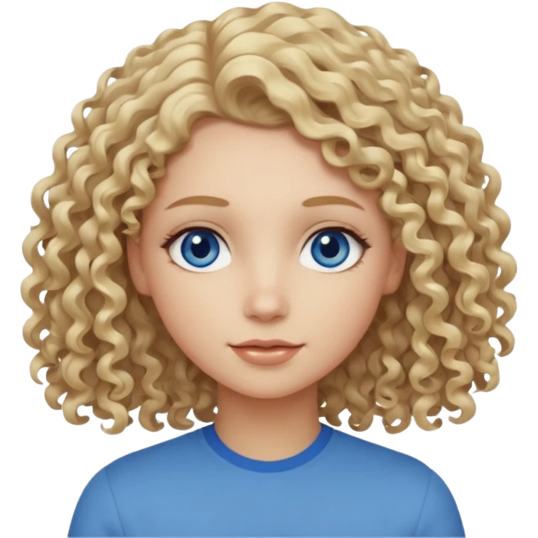 Curly blond blue eyes. Long hair cool beige blond. Longer hair beige ash blonde. emoji