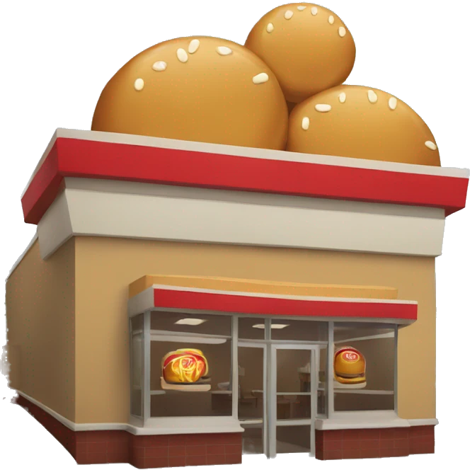 burger king restaurant emoji