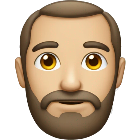 jovem advogado barba bem feita moreno olhos cor de mel emoji