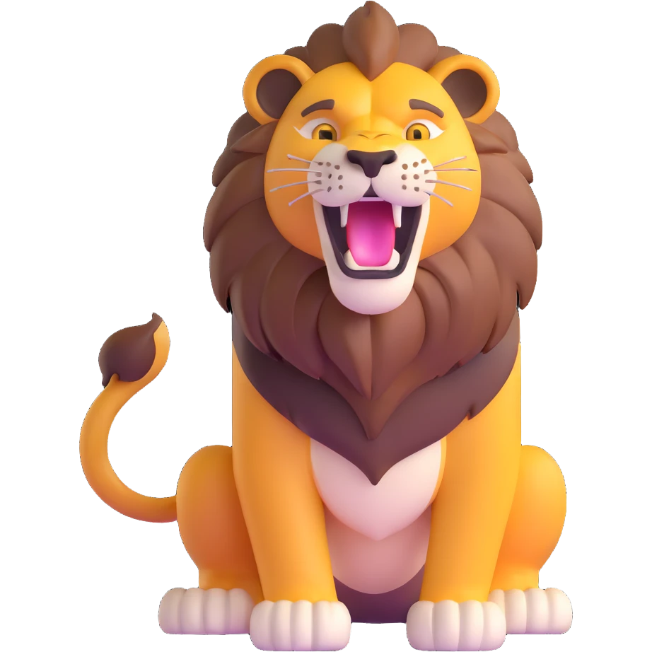 roaring lion emoji
