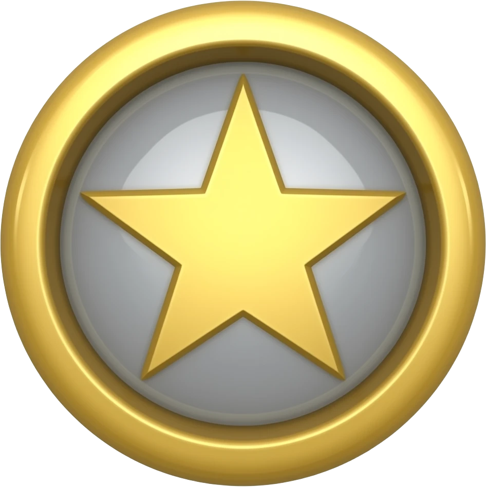 A Golden Bar Rank Insignia emoji