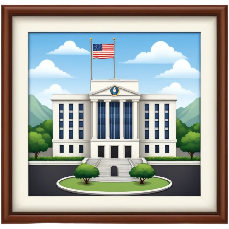 only US Embassy building png.  looks realistic emoji