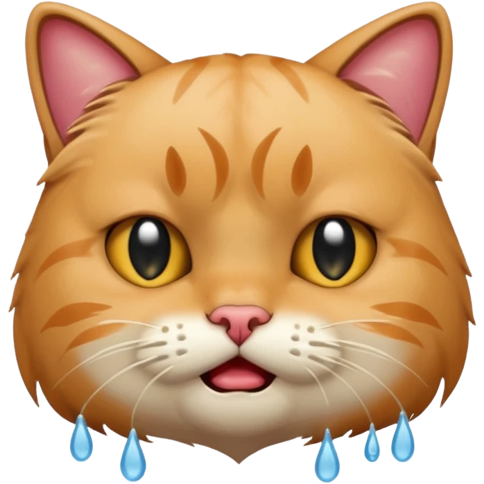 Cry cat emoji