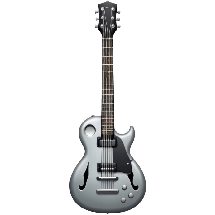 Skull guitar metal emoji