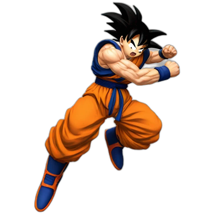 Goku fithing emoji