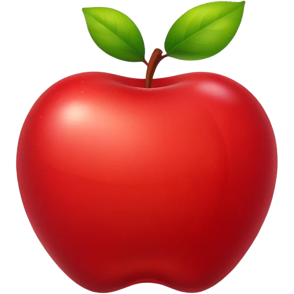 red apple emoji