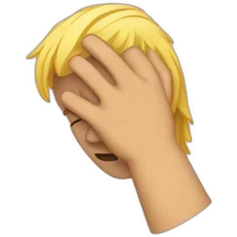 facepalm emoji