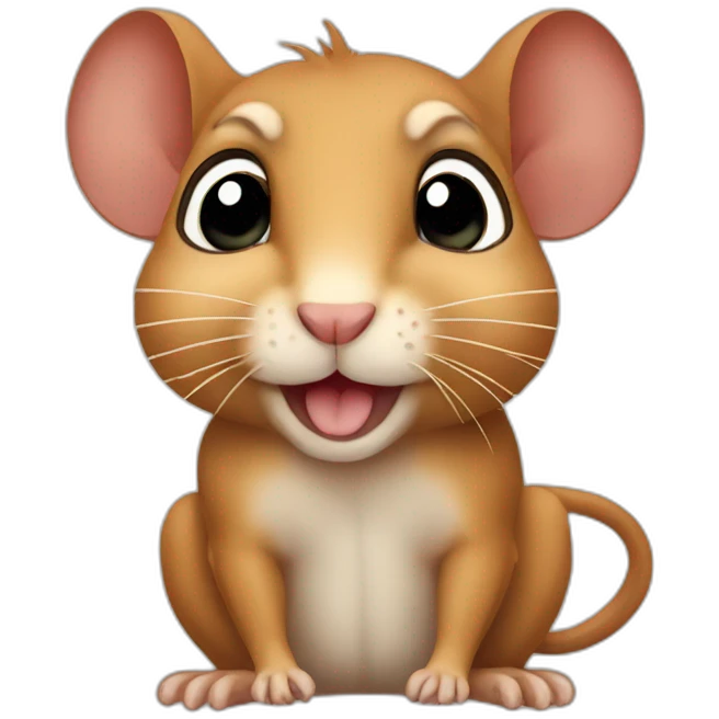 brown gerbil emoji