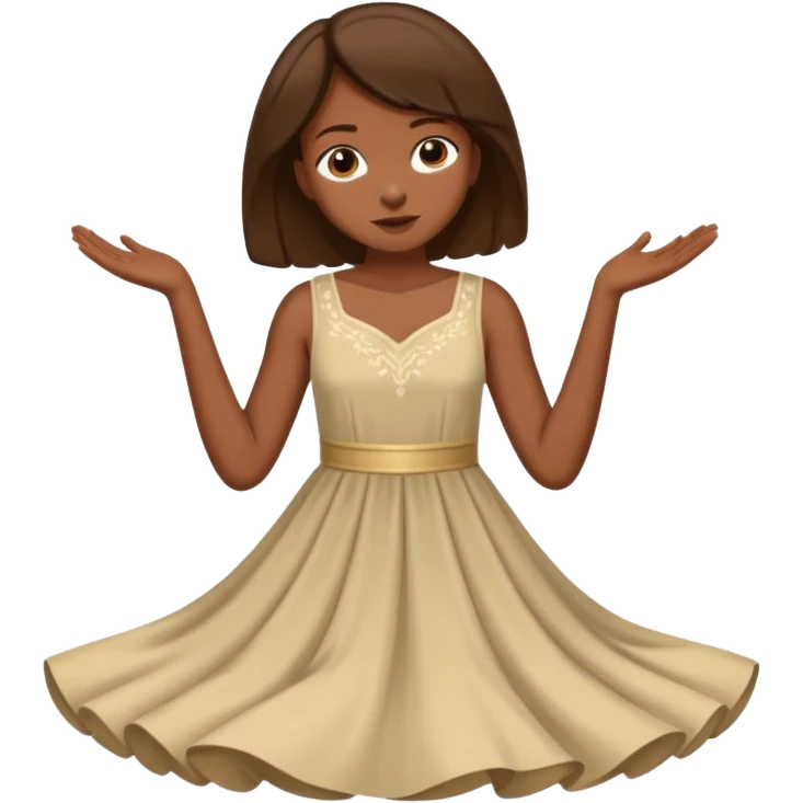 Fainting black girl brown hair  emoji