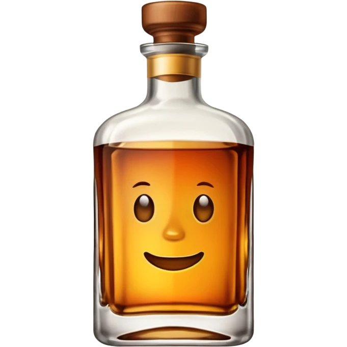 wiskey bottle emoji