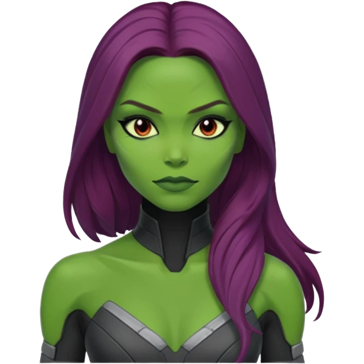 gamora from Guardians of the Galaxy movie emoji