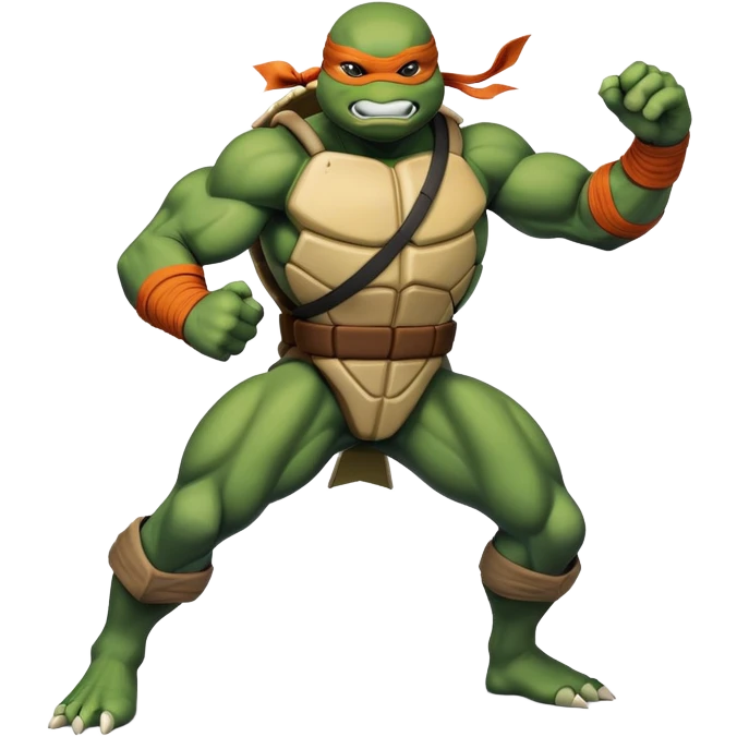 green masked ninja turtle emoji