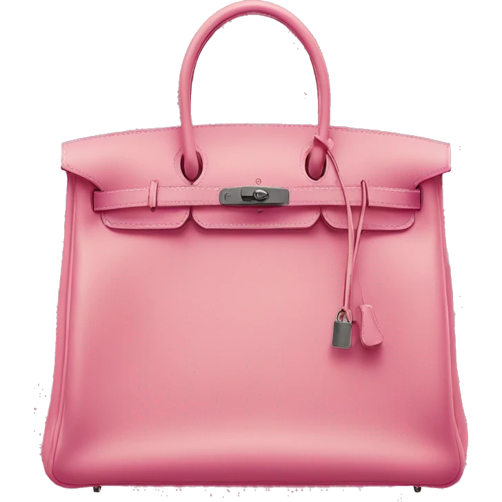 Hermès bag pink emoji