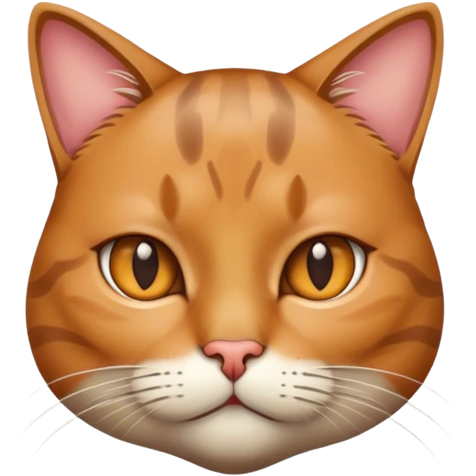 thinking, smart, professor cat face, no body emoji