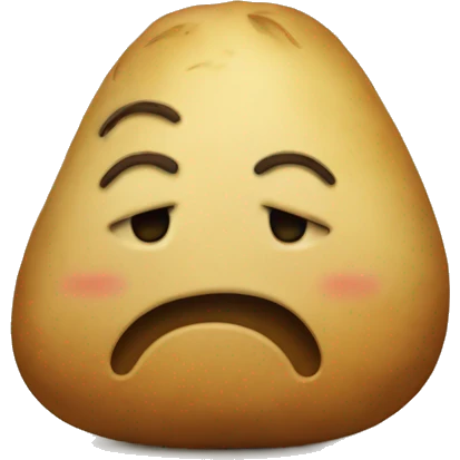 sad patato emoji