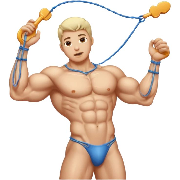 Penis shooting out multiple strings of cum emoji