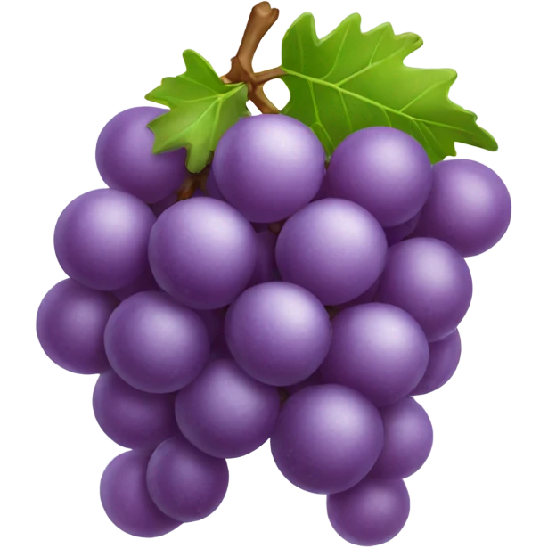 Iced grapes emoji