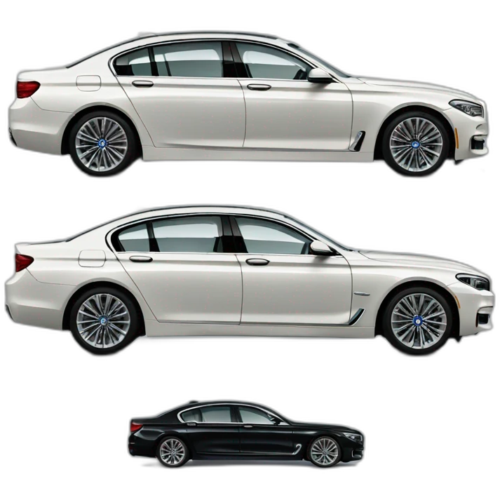 BMW 7 Series black emoji