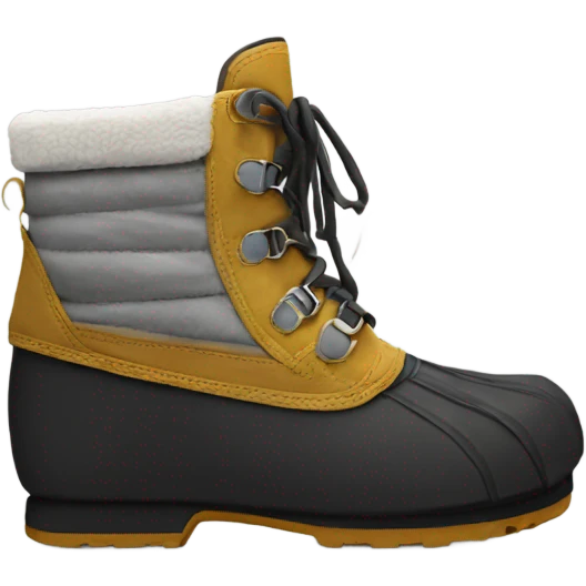 Icon model low moon boot emoji
